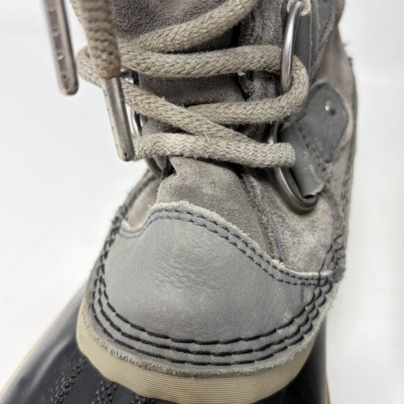 Sorel Joan of Arctic tall boots grey 11 women suede waterproof faux fur - Picture 4 of 14